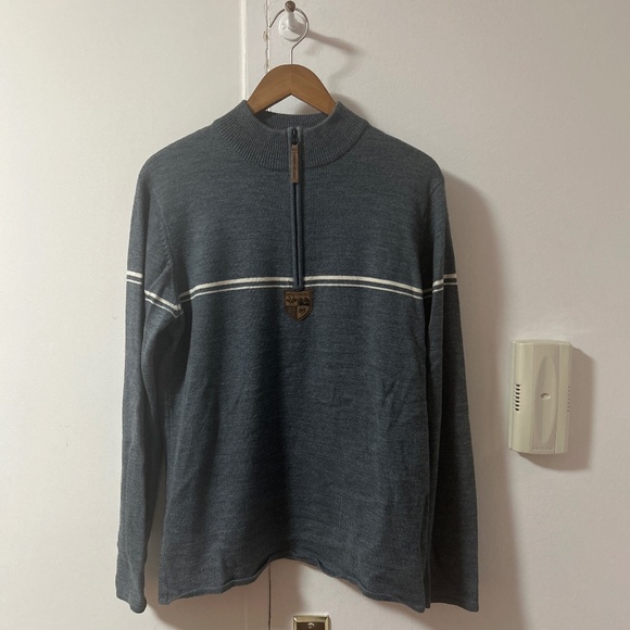 Obermeyer Light Gray Quarterzip - Picture 1 of 6